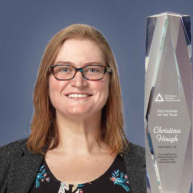 2023 Notary of the Year: Christina Hough